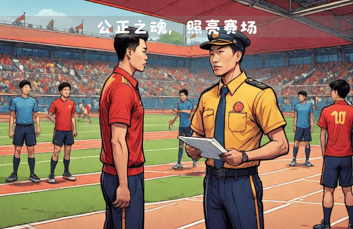 裁判员严格执行规则，保证比赛的公平